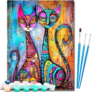16x20 Inch Paint by Numbers Kit for Adults Beginners - DIY Art Acrylic Paint Set, Large Decorative Color by Number Supply Kits, Artwork for Home Wall Decor Surprise Gift