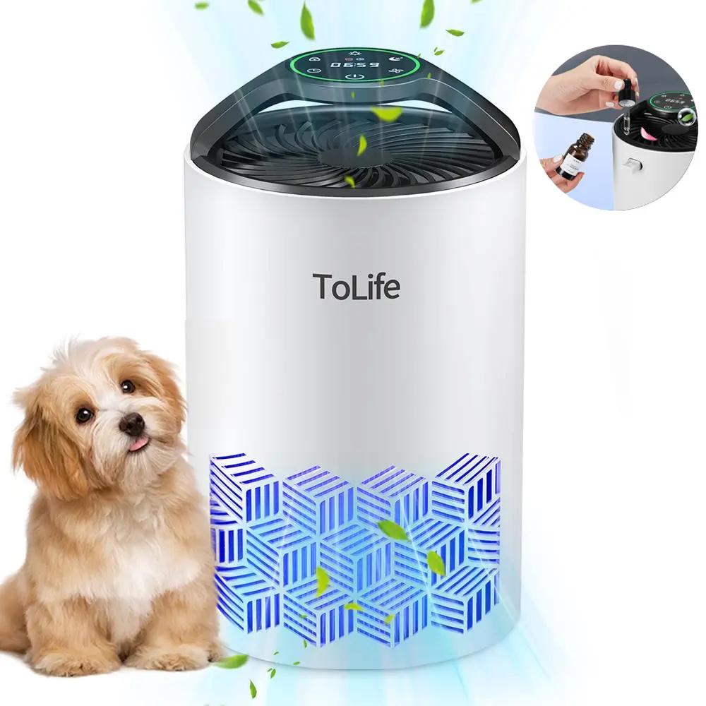 Tolife New TZ-K1 Air Purifier Kills most Viruses Allergens/Dust/Germs GONE! Silent Baby-Safe Design Pet-Friendly | Limited Stock! Shop Now!