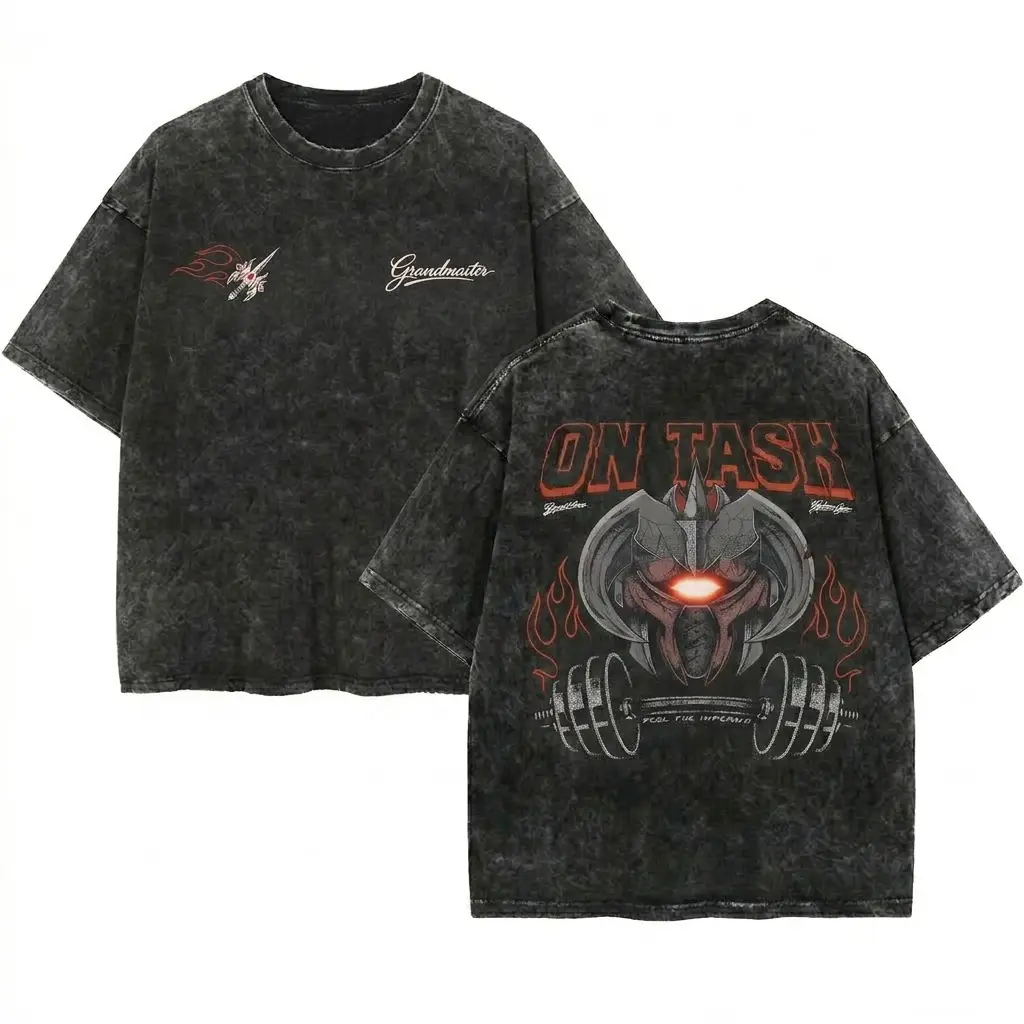 OSRS Zuk Gym Shirt, Old School RuneScape Inspired Acid Wash Oversized Tee, Inferno Boss Gamer T-Shirt, Retro MMORPG Streetwear, Vintage Washed Black Gym Tee, RuneScape Fan Gift, Hardcore PvM Graphic Shirt