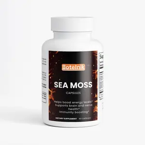 Botelnik Sea Moss Capsules - 60 Capsules with Organic Irish Moss, Bladderwrack & Burdock Root for Immunity Boost & Skin Health