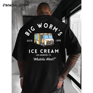 Worm's Ice Cream Unisex Cotton T-Shirt, Retro Truck Graphic with 'Whatchu Want?' Quote, Fun LA Streetwear – Buy Now! national geographic  tee