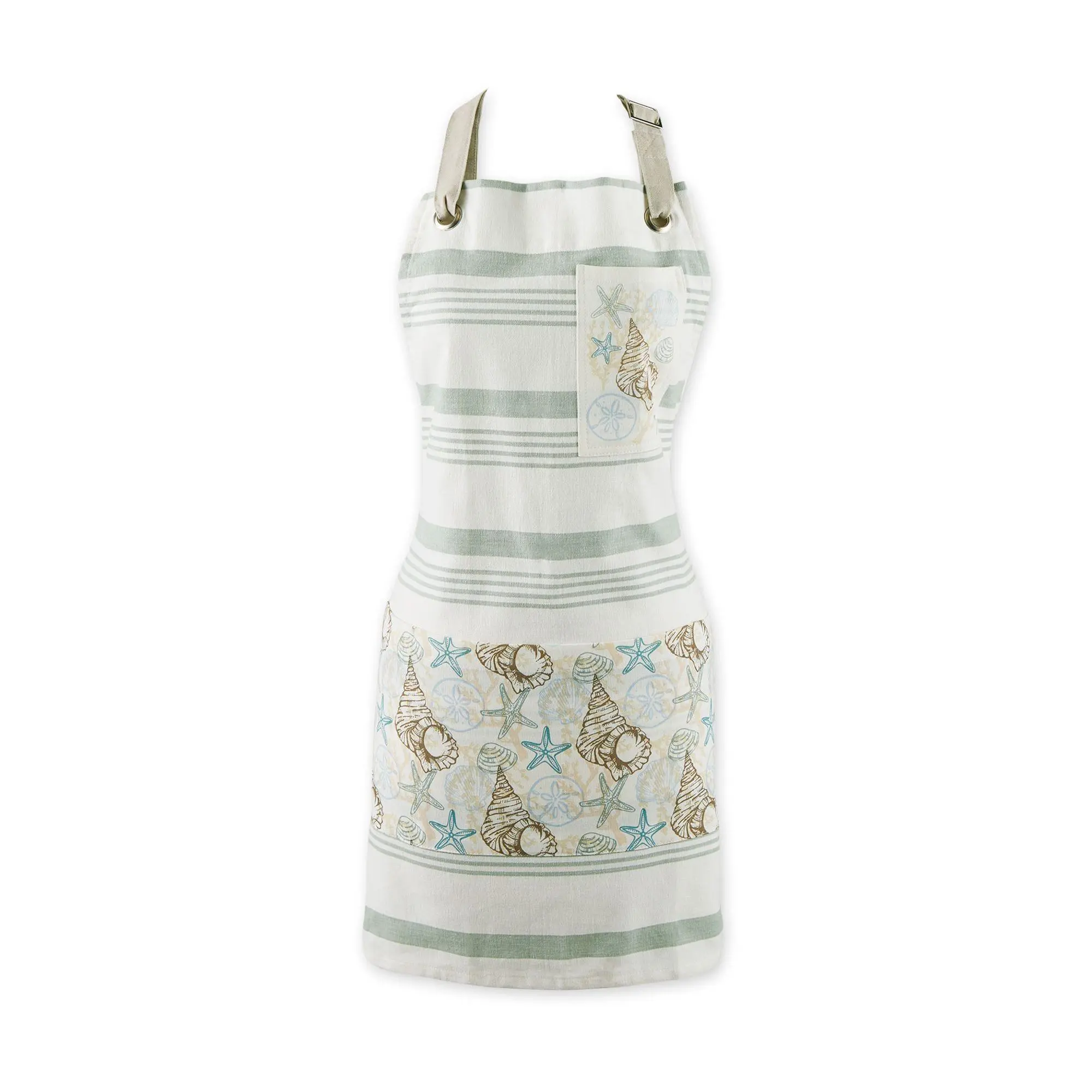 Design Imports Salt Spray Stripe Apron