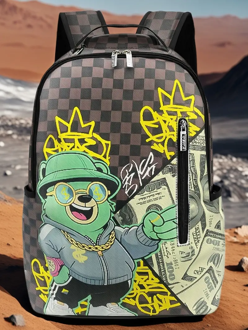 boys school bape backpack - TikTok Shop display picture 1