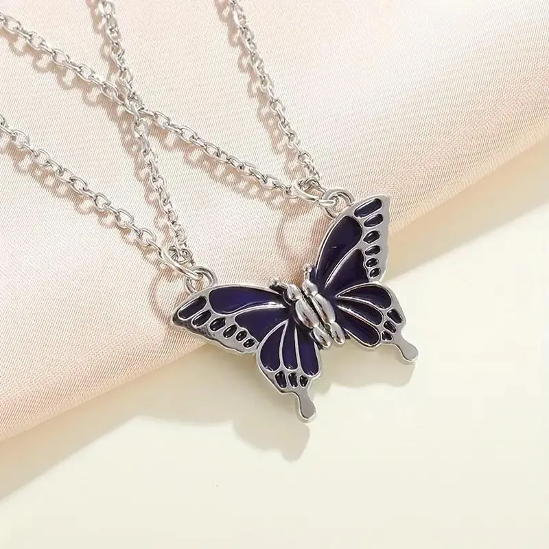 A pair of blue silver