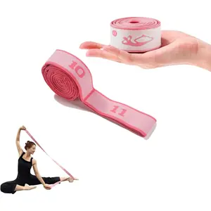 Multi-Loop Stretch Band - Yoga, Pilates, Ballet, and Physical Therapy Stretching Strap for Flexibility, Leg Stretching, and Exercise - Durable Stretching Equipment for Dance and Fitness