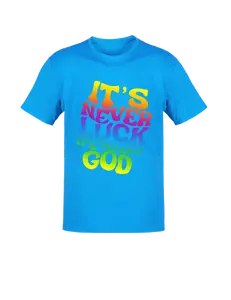 It's Never Luck DTF Print Vibrant Full Color Transfers for Custom Tees Hoodies & More Easy Application Heat Press Friendly Durable Wash Safe