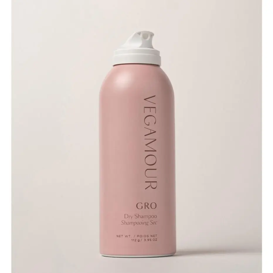 Vegamour GRO Dry Shampoo – Organic Plant-Based Oil-Absorbing Formula for Fuller, Thicker Hair | Cruelty-Free & Daily Safe