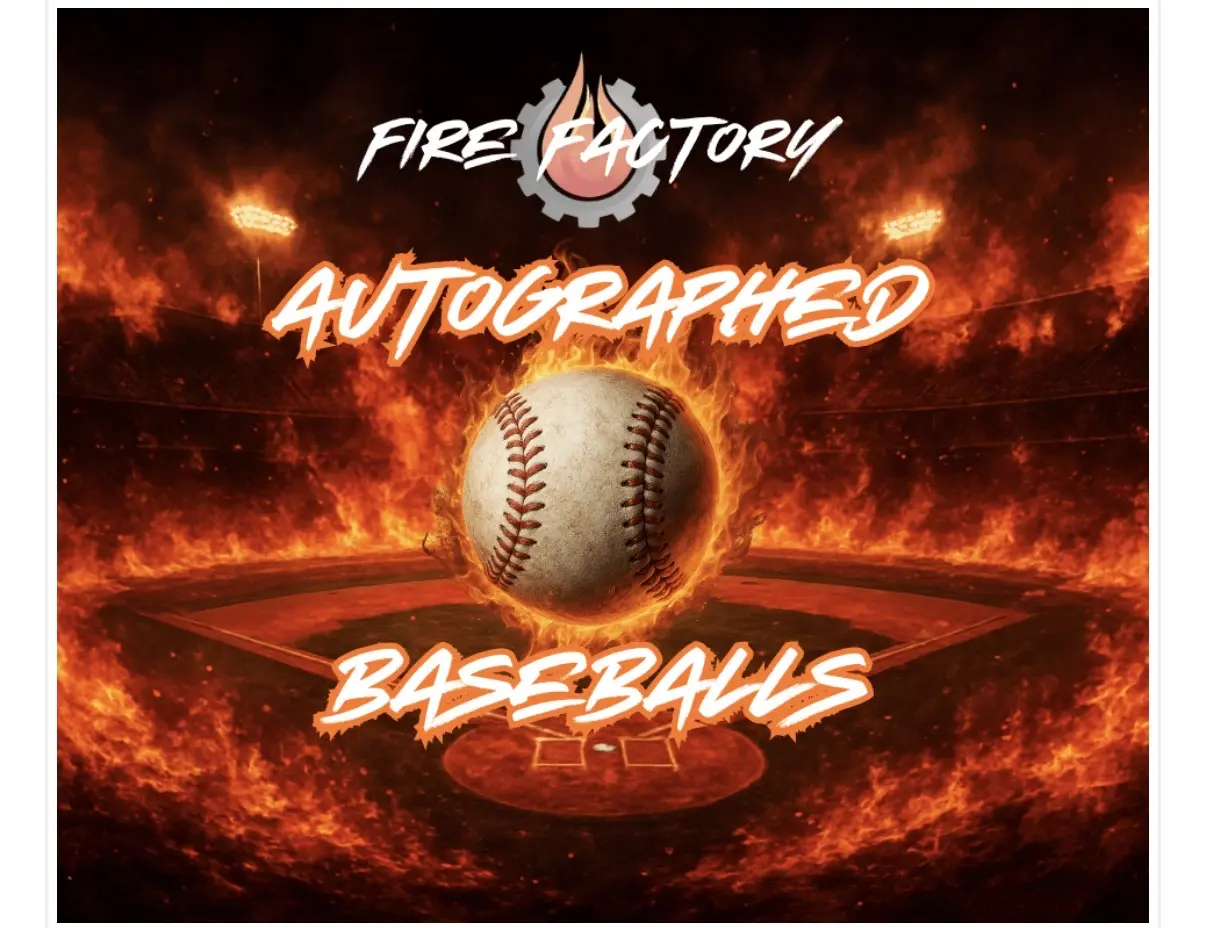 Diamond Signed Baseball Break By Fire Factory