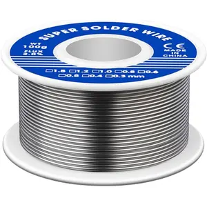 0.8mm Solder Wire for Electrical Soldering, Tin Lead Solder Wire with Rosin, Low Melting Point Solder Wire, Professional Welding Accessories