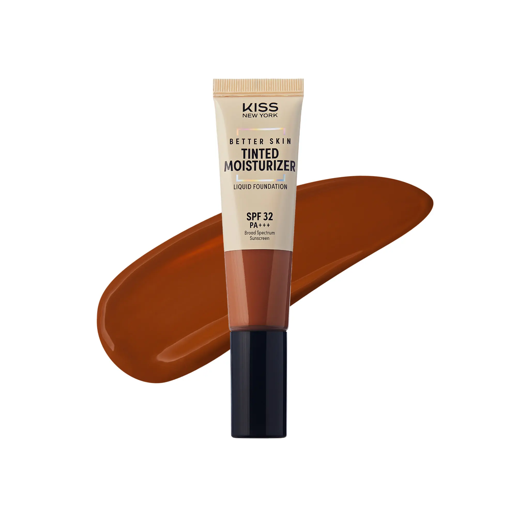 Kiss New York Tinted Moisturizer SPF 32 PA+++, Natural Radiant Glow, Medium Coverage, 12HR Hydration, UV Protection, Hyaluronic Acid & Vitamin E Makeup