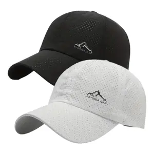 2 Pack Breathable Baseball Caps for Men & Women, Lightweight Quick-Dry Adjustable Outdoor Hat for Travel, Hiking, Camping, Running, Driving, Golf, Summer Sun Protection, Comfortable Ventilated Mesh Sports Caps for All Seasons