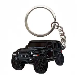 Durable Metal Enamel Car Keychain for Off-Road SUVs, Wear-Resistant, Stylish Key Accessory for Daily Carry & Gifting Summervibes Compact Versatile tiktokshopspringglowup