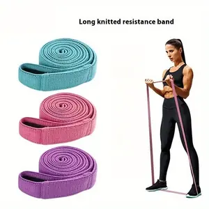 Fabric Resistance Bands for Working Out, 3 and 4 Levels Bootybands, Long Resistance Bands for Women and Men, Elastic Bands for Exercise, Workout Bands, Work Out Equipment