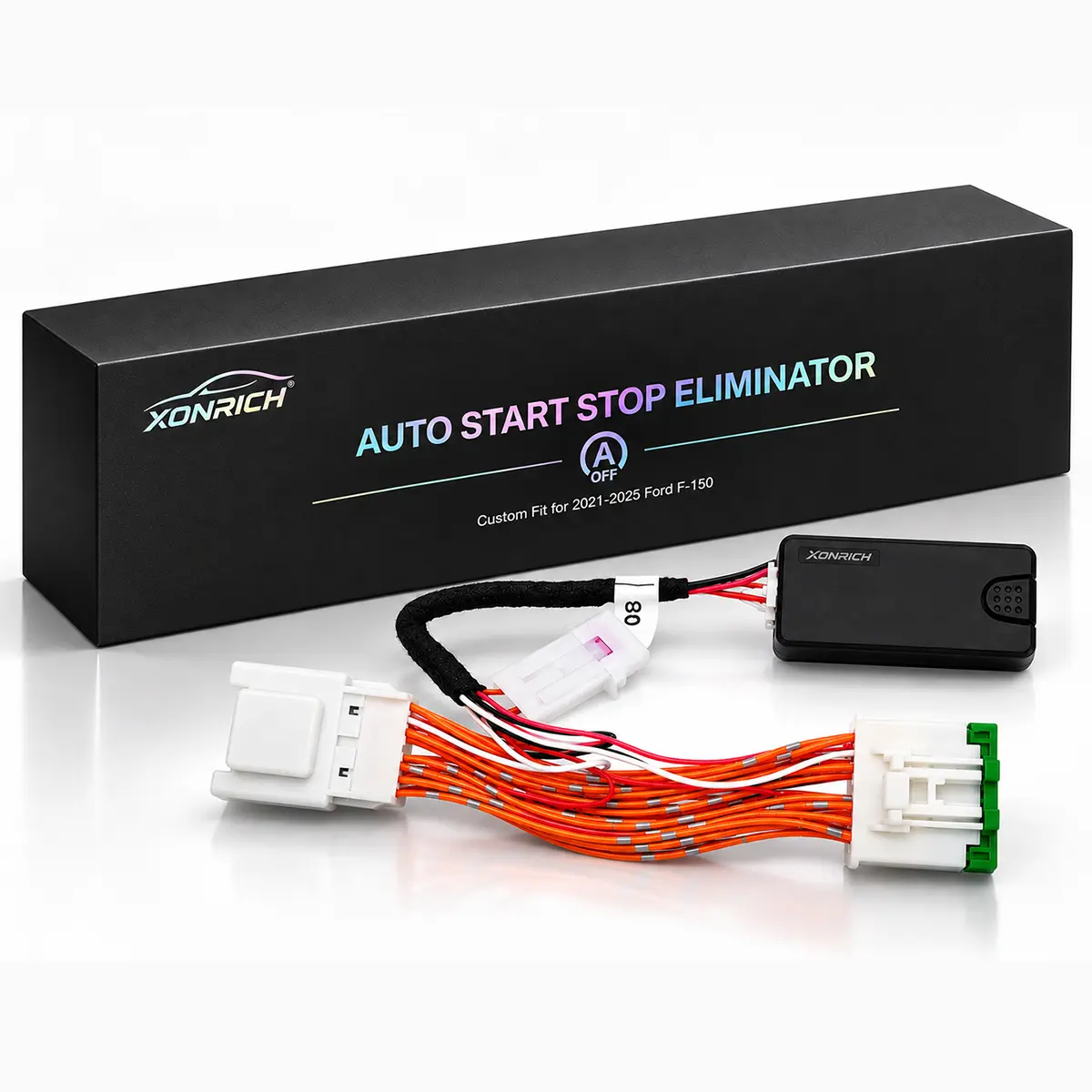 Auto Start Stop Disabler for Ford F-150 2015-2025, Easy Install Plug & Play Eliminator, Start Stop Off Automatic Engine Disable Device