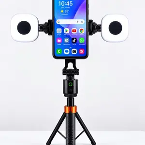 Automatic Face Tracking Tripod 360° Rotating Selfie Stick With Bluetooth Remote Control Live Streaming Selfies for Caméra iPhone, iPad,iOS, Android