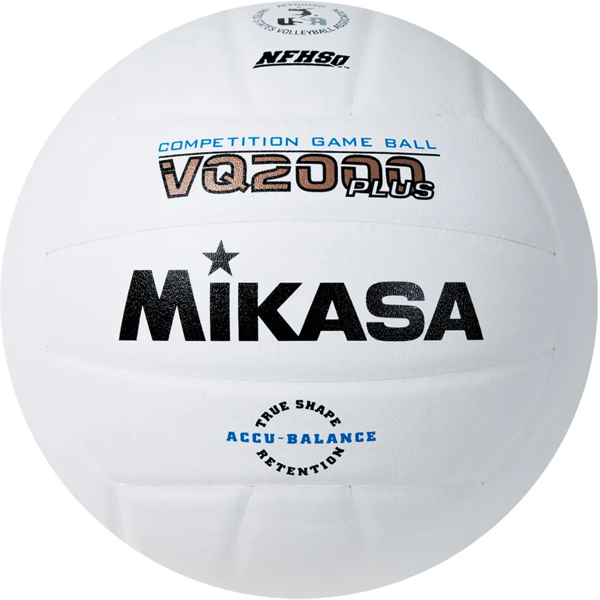 Mikasa VQ2000 Composite Volleyball, NFHS Approved Game Ball with Accu-Balance Technology & True Shape Retention, Sports Ball