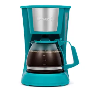 5-Cup Coffee Machine – Space-Saving Design with Reusable Filter