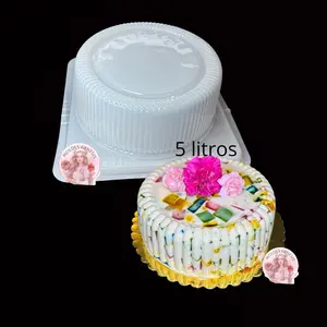 Molde de Plástico para Gelatina de 5 Litros para Tortas y Gelatinas Decorativas