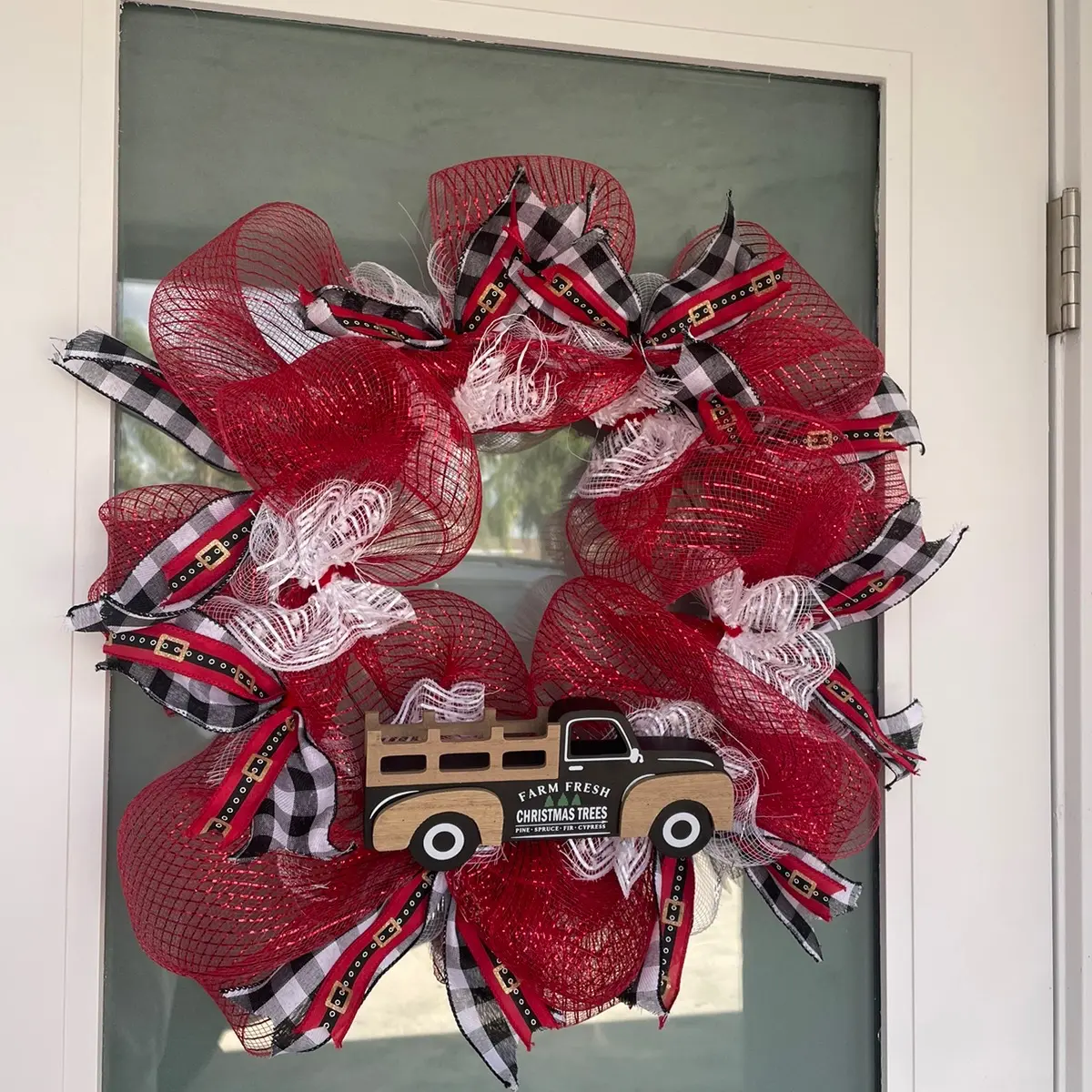 Christmas Truck Wreath