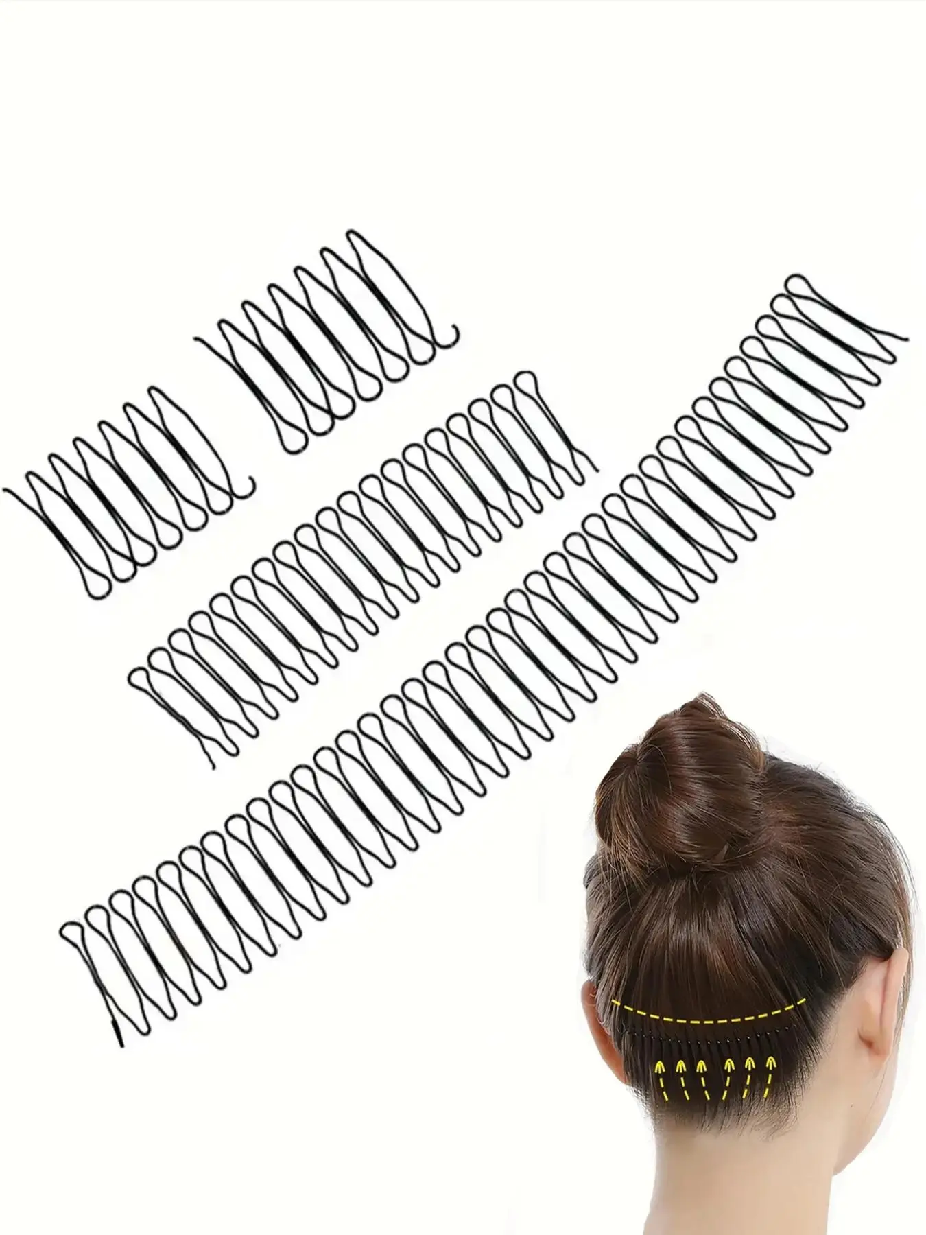 4pcs Hair Comb Set, Minimalist Casual Plain Hair Pin For Hairstyle, Hair Styling Tool For Women, Fashion Hair Accessories, Hair Style Accessory, Hair Decor, Hairpins