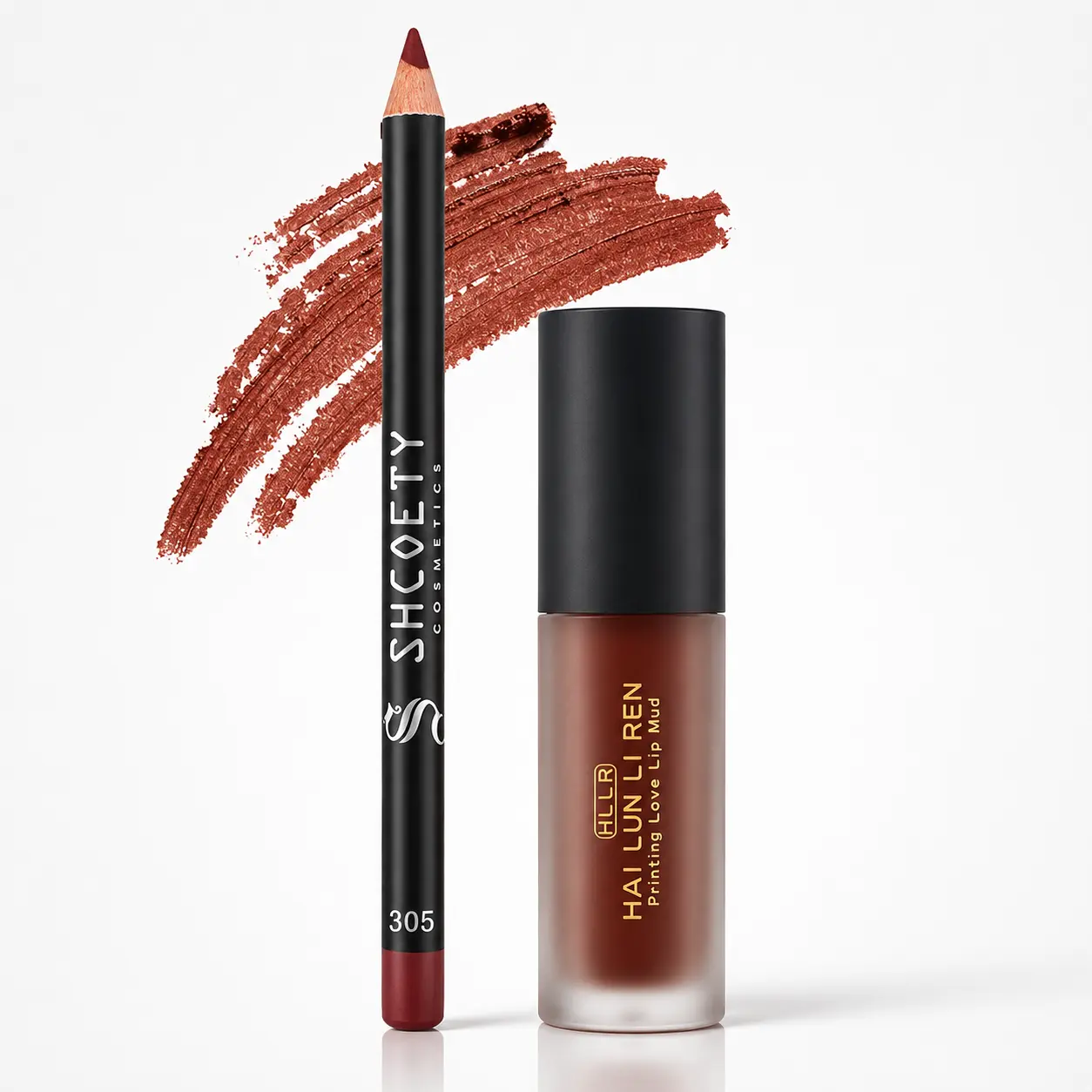 Lip Liner & Lip Gloss Set Long Lasting Matte & Glossy Finish Flawless Pout Peel Off Lip Stain Lightweight & Comfortable All Day Makeup