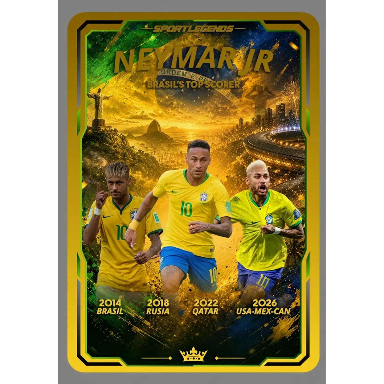 NEYMAR JR | BRAZIL’S TOP SCORER