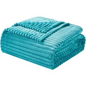 Blue King Size for - Warm Fuzzy Blankets for Women, Plush Large Throws for - Teal Blue, 108 x 90 Inches