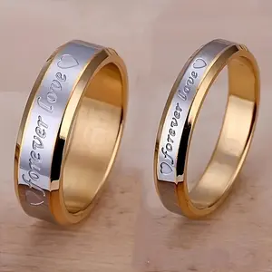 1 couple ring,  forever love titanium steel ring popular fashion eternal love couple ring