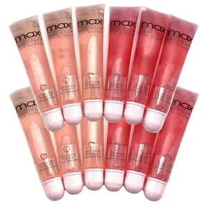 Max Cherimoya peach or strawberry Clear Jelly Lip Gloss
