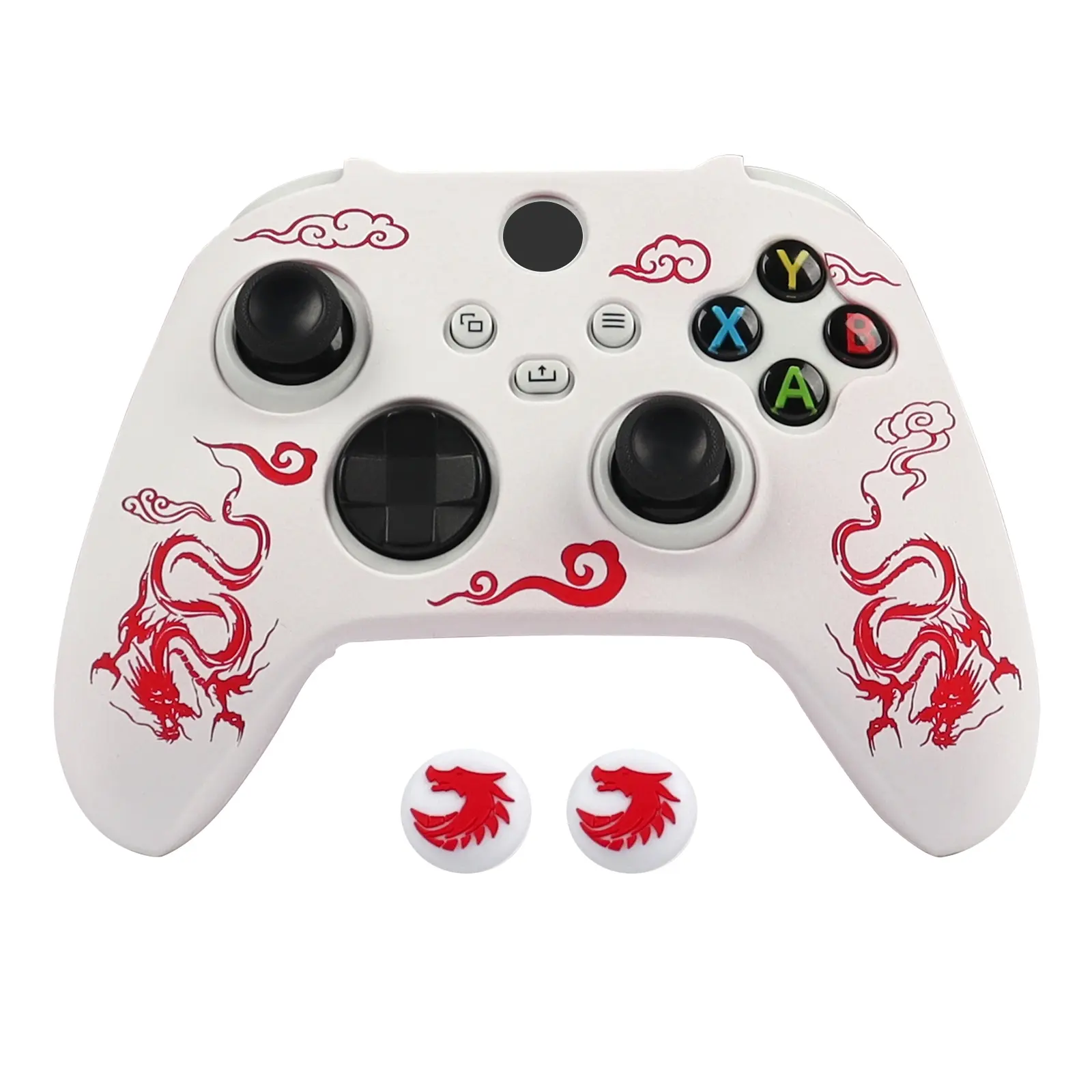Soft Silicone Cover For Xbox Series X Controller Skin Gamepad Joystick Cases Game Accessories For Xbox Series S Controller Grip Console Controller Accessories Gaming Console Accessories