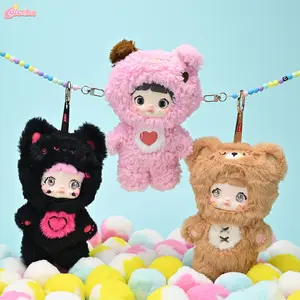 CALEMBOU Nommi Loveliness Never Ends Series Plush Blind Box Nommi V1, Cute Stuffed Blind Box Doll Kawaii Mystery Vinyl Plush Toys Collectible for Birthday,Christmas Gift Blindbags Random Surprise Set Sealed Hobby Box