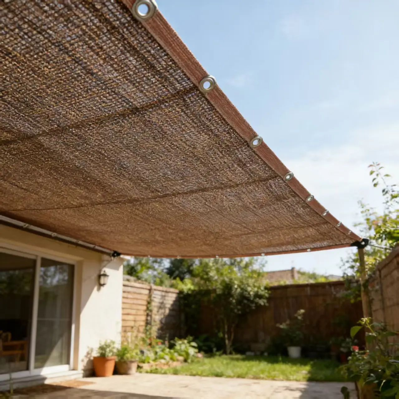 shade cloth，shade net，sun cloth，Shade Cloth for Garden,Made from High-Density Material Offering 90% Sun Protection，Patio,Vegetables,Plants Cover and Chicken Coops,Coffee /black，Shade Net for Outdoor Garden uv-resistant