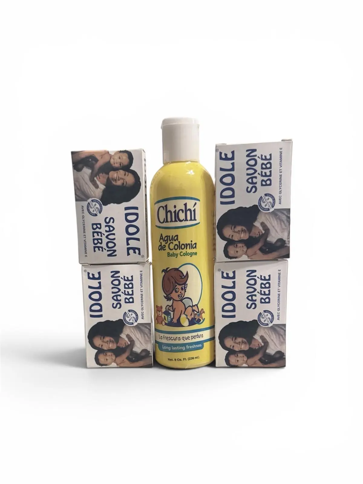 4 Soaps IDOLE Jabon Bebe  and Chichi fragrance 8oz