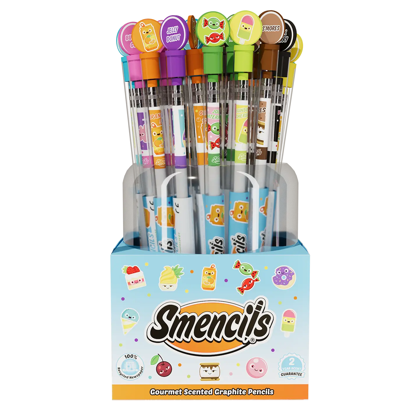 Graphite Smencils Cylinder - Scented Pencils