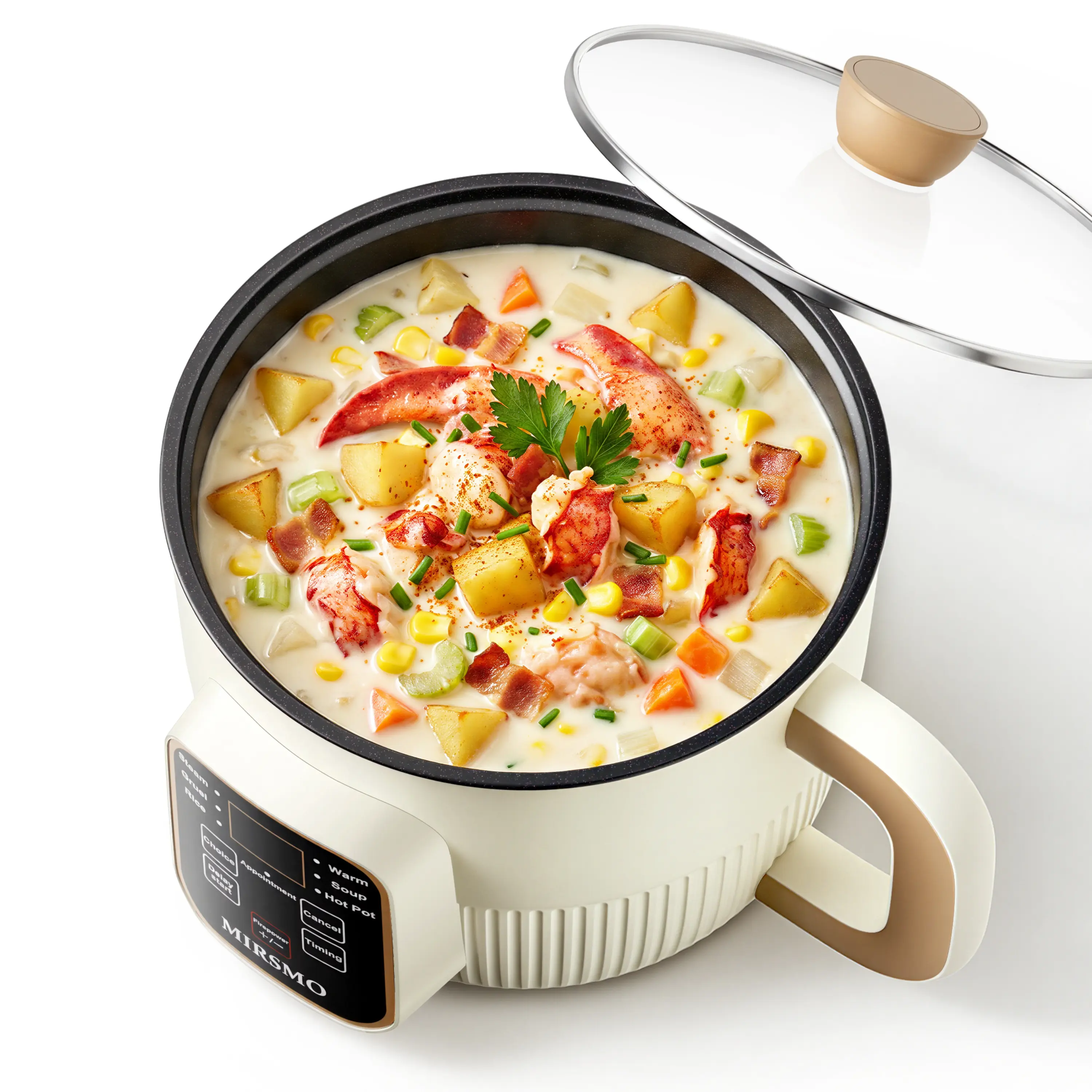 Electric Hot Pot : Mini Ramen Cooker with Overheat & Boil-Dry Protection, Suitable for Noodles, Soup, Oatmeal, College Dorm Office Travel Essentials