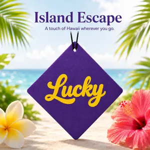 Lucky Car Air Freshener Tablets, Wardrobe Air Freshener, Perfume, Rearview Mirror Decoration, Car Interior Hanging Ornament portable car accessory