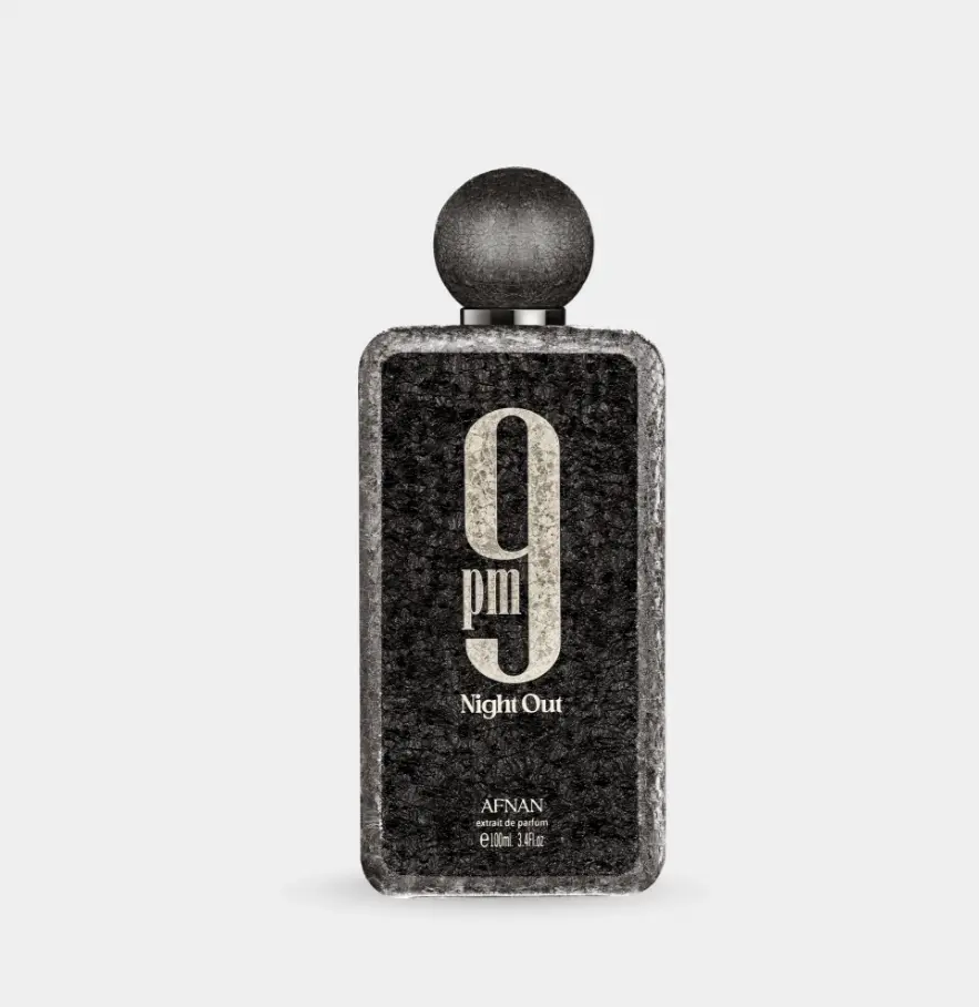 Afnan 9 PM Night Out Unisex Extrait de Parfum, 3.4 Fl. Oz