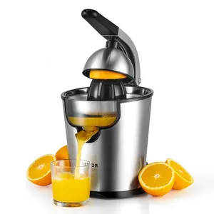 【DealsForYouDays】VEVOR Electric Citrus Juicer, Orange Juice Squeezer with Two Size Juicing Cones, 300W Stainless Steel Orange Juice Maker with Soft Grip Handle, For Oranges, Grapefruits, Lemons and Other Citrus Fruits
