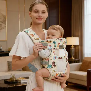 Baby Carrier for Newborns to Toddlers, Lightweight Ergonomic Design, Adjustable Straps for 7-44 Lbs, Easy to Wear, 0-24 Months, Toddler Sling Carrier
