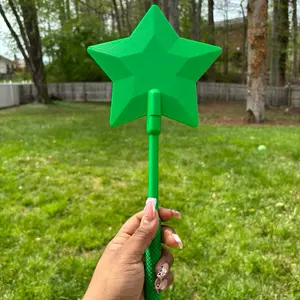 Tap to Pay Fairy Wand - Green Star-Shaped Design for Easy Payment Transactions