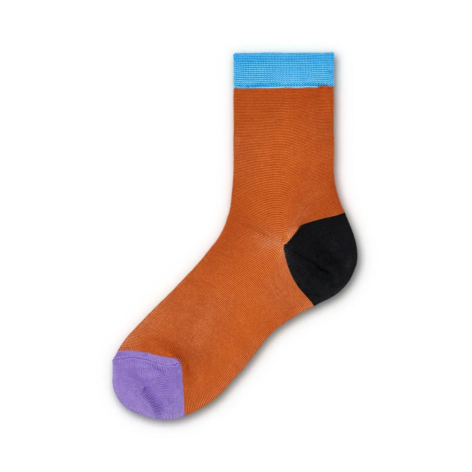 Happy Socks Grace Ankle Socks - Cognac/Purple
