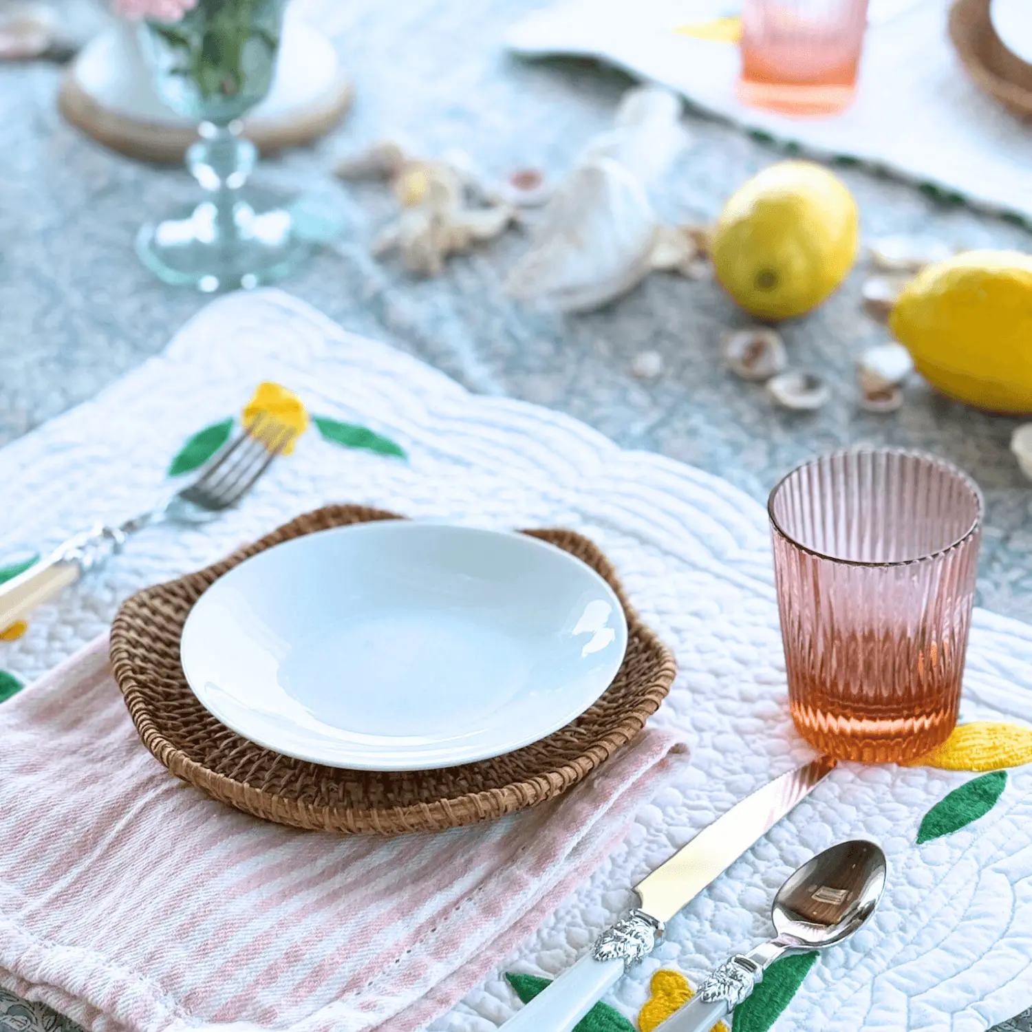 Coastal Rattan Tray