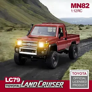 MN82 1/12 Scale RC Crawler - Remote Control Truck, Scale Realism Style, Official Licensed Product with Full Proportional Steering, LED Lights & 4WD Performance, Professional Hobby Grade for 14+ Adults & Collector