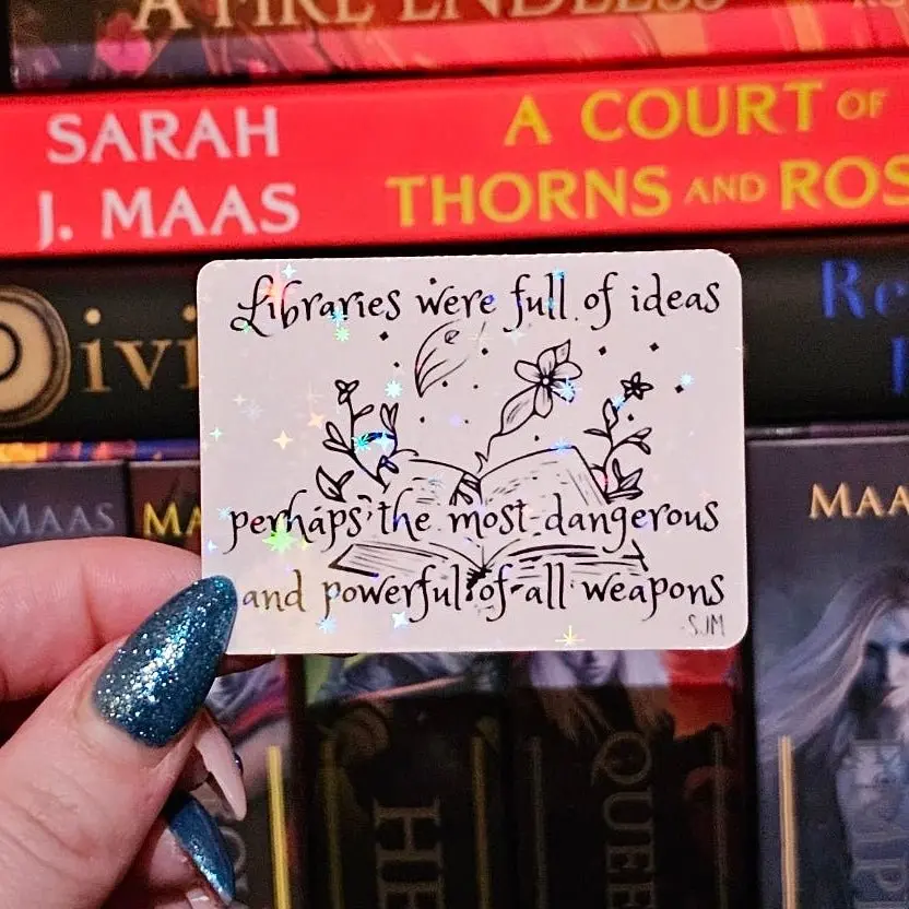 SJM Library Quote Sticker kindle sticker SJM Library Quote Sticker kindle sticker