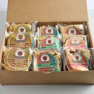 Variety Pack Brownie Foods Cake 3 lbs in Convenient Box Perfect for Sharing — Kitchen Sink, Hot Blonde, Cookie D'oh
