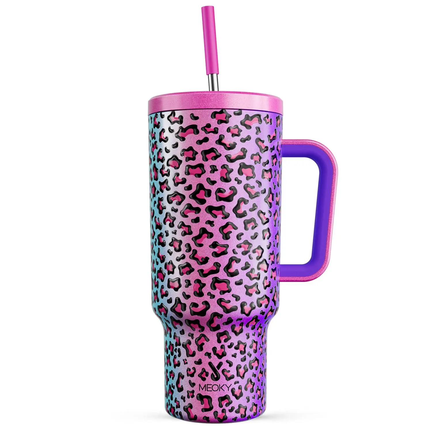 Hot Pink Ombre Leopard