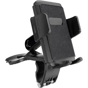 Dashboard Phone Clip Holder, 360 Degrees Rotation Dash Steering Wheel Phone Clamp Mount Compatible with  15 14 13 Pro Max and 4-7 Inch Smartphones (NOT Universal - Please Check)