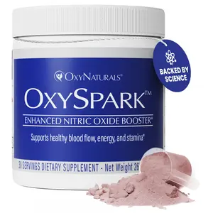 OxySpark Nitric Oxide Supplement for Men & Women | Support Energy, Circulation & Stamina | L-Citrulline, ViNitrox & Beet Root Powder | 30 Servings (1 Bottle) | Made in USA