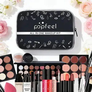Popfeel Basic Makeup Set, Eyeshadow Set, Complete Beauty Needs Kit, Travel Gift, Non-Flammable, Notified Via Scpn/cpnp, No Ca Prop 65 Relevance