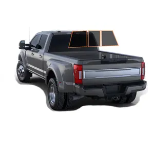 MotoShield Pro Premium Professional 2mil Precut Ceramic Window Tint Film for 2013-2016 Ford F-250 4 Door Crew — (3pc Rear Windshield 5%) + Lifetime Warranty